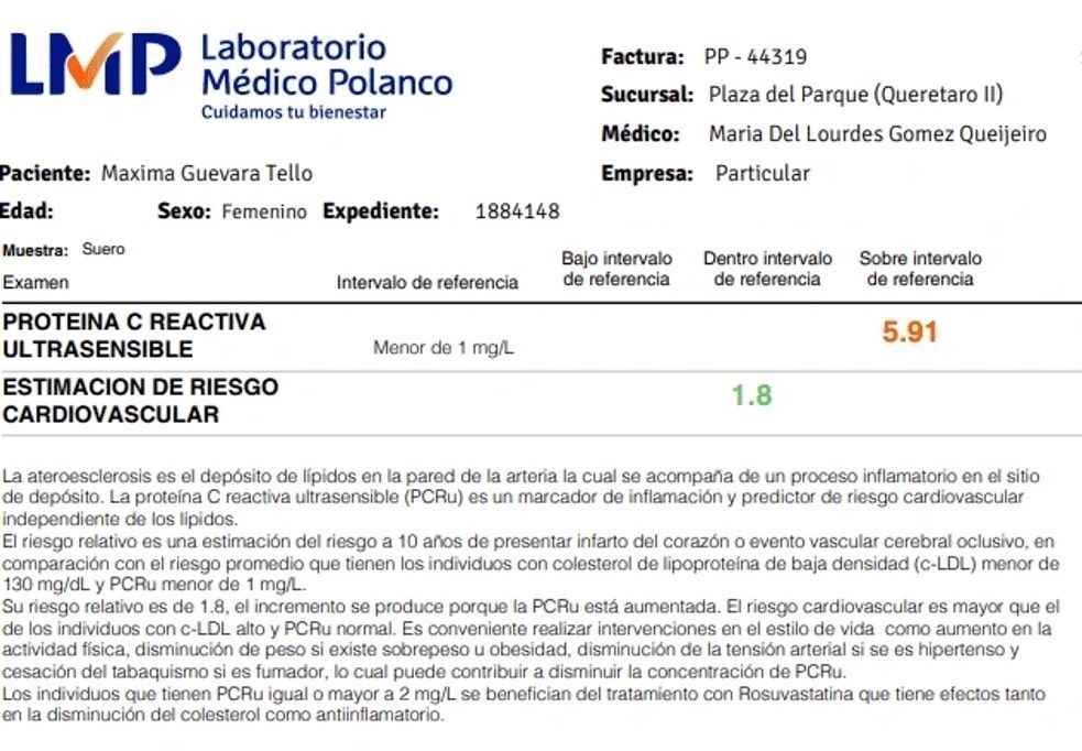 Segundo estudio - tras tratamiento